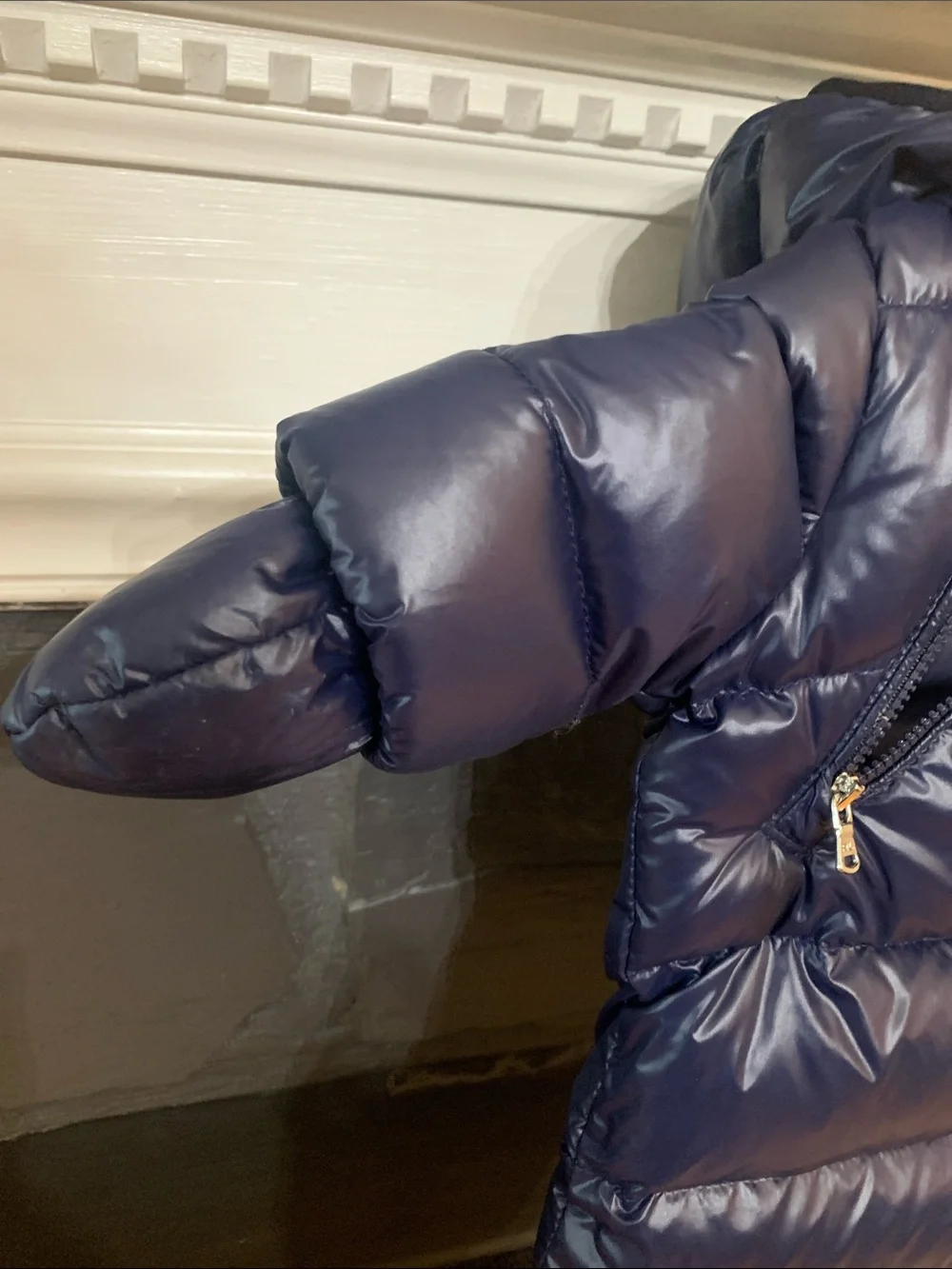 Ralph Lauren Navy Infant Puffer Jacket